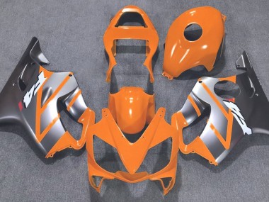 Orange & Argent Mat 2001-2003 Honda CBR600 F4i Carénage Moto