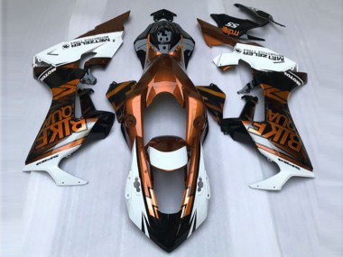 Orange & Blanc Personnalisé 2017-2023 Honda CBR1000RR Carénage Moto