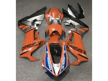 Orange Brillant & Bleu 2017-2023 Honda CBR1000RR Carénage Moto