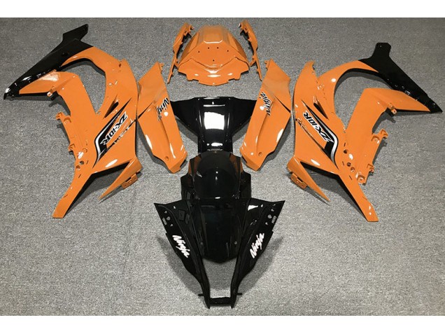 Orange Brillant & Logos 2011-2015 Kawasaki ZX10R Carénage Moto Orange Brillant & Logos 2011-2015 Kawasaki ZX10R Carénage Moto