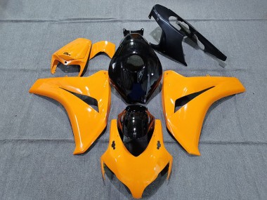 Orange Brillant & Noir 2008-2011 Honda CBR1000RR Carénage Moto
