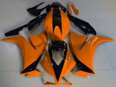 Orange Brillant & Noir 2012-2016 Honda CBR1000RR Carénage Moto