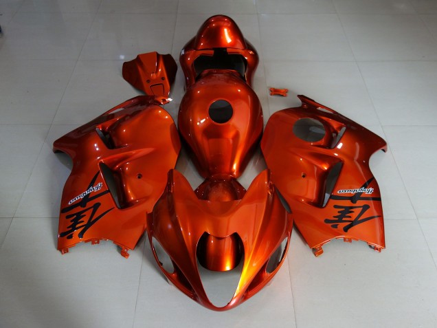 Orange Brillant Vibrant 1997-2007 Suzuki GSXR 1300 Carénage Moto Orange Brillant Vibrant 1997-2007 Suzuki GSXR 1300 Carénage Moto