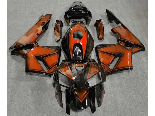 Orange Foncé 2005-2006 Honda CBR600RR Carénage Moto Orange Foncé 2005-2006 Honda CBR600RR Carénage Moto