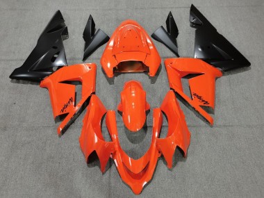 Orange Noir 2004-2005 Kawasaki ZX10R Carénage Moto