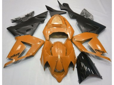 Orange Perle & Noir 2004-2005 Kawasaki ZX10R Carénage Moto