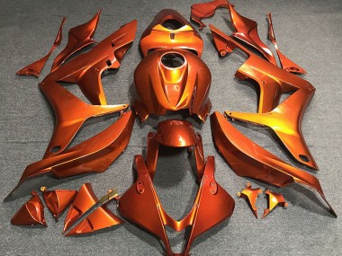 Orange Plat 2007-2008 Honda CBR600RR Carénage Moto