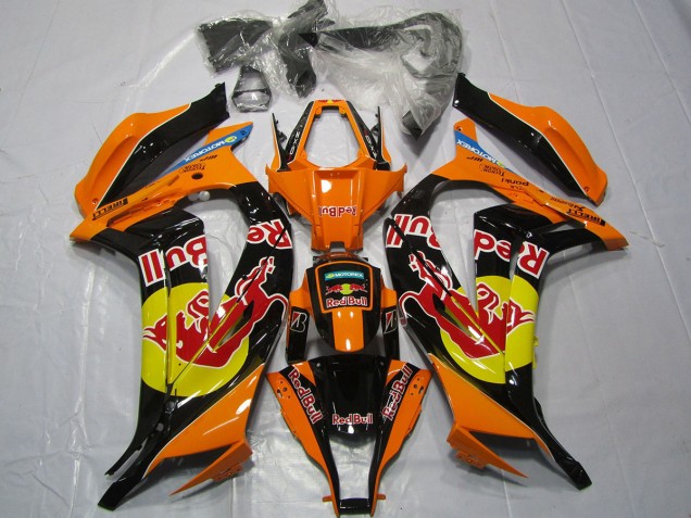 Orange Rouge Taureau 2011-2015 Kawasaki ZX10R Carénage Moto Orange Rouge Taureau 2011-2015 Kawasaki ZX10R Carénage Moto