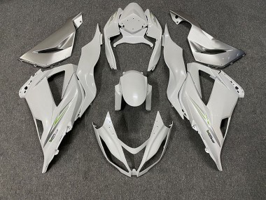 Perle Blanche 2013-2018 Kawasaki ZX6R Carénage Moto