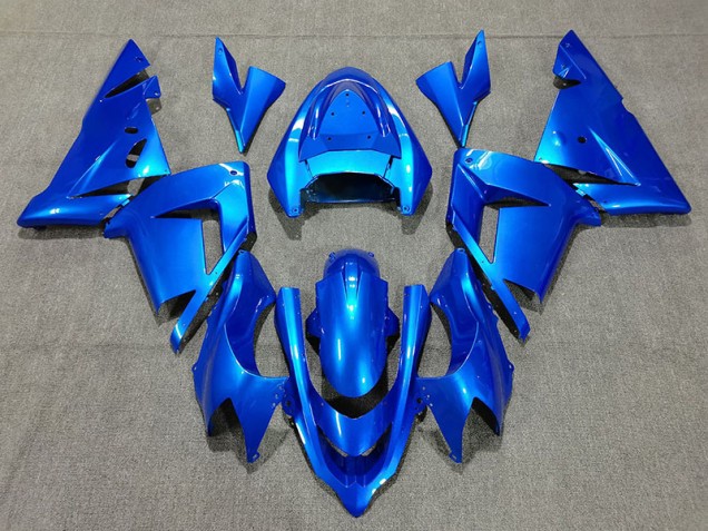 Perle Bleu Vif 2004-2005 Kawasaki ZX10R Carénage Moto Perle Bleu Vif 2004-2005 Kawasaki ZX10R Carénage Moto