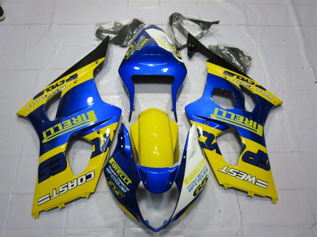 Pirelli 2003-2004 Suzuki GSXR 1000 Carénage Moto Pirelli 2003-2004 Suzuki GSXR 1000 Carénage Moto