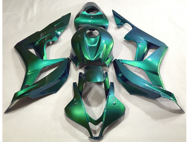 Plaine Vert Émeraude 2007-2008 Honda CBR600RR Carénage Moto Plaine Vert Émeraude 2007-2008 Honda CBR600RR Carénage Moto