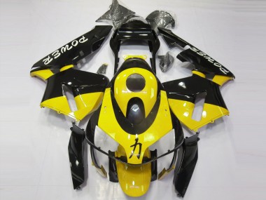 Puissance Jaune Brillant 2003-2004 Honda CBR600RR Carénage Moto