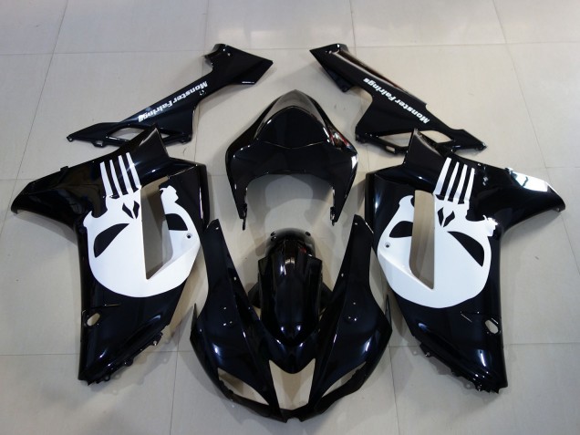 Punisher Personnalisé 2007-2008 Kawasaki ZX6R Carénage Moto