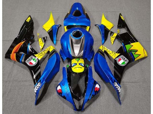 Requin Bleu 2007-2008 Honda CBR600RR Carénage Moto Requin Bleu 2007-2008 Honda CBR600RR Carénage Moto