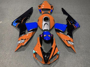 Requin Orange 2006-2007 Honda CBR1000RR Carénage Moto