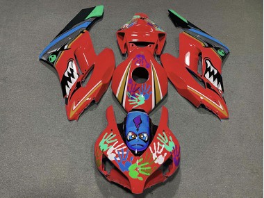 Requin Rouge 2004-2005 Honda CBR1000RR Carénage Moto