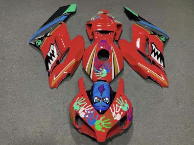 Requin Rouge 2004-2005 Honda CBR1000RR Carénage Moto