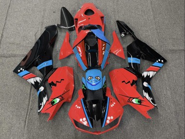 Requin Rouge 2013-2023 Honda CBR600RR Carénage Moto