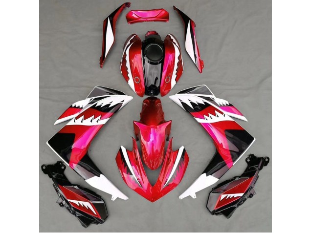 Requin Rouge 2015-2018 Yamaha R3 Carénage Moto Requin Rouge 2015-2018 Yamaha R3 Carénage Moto