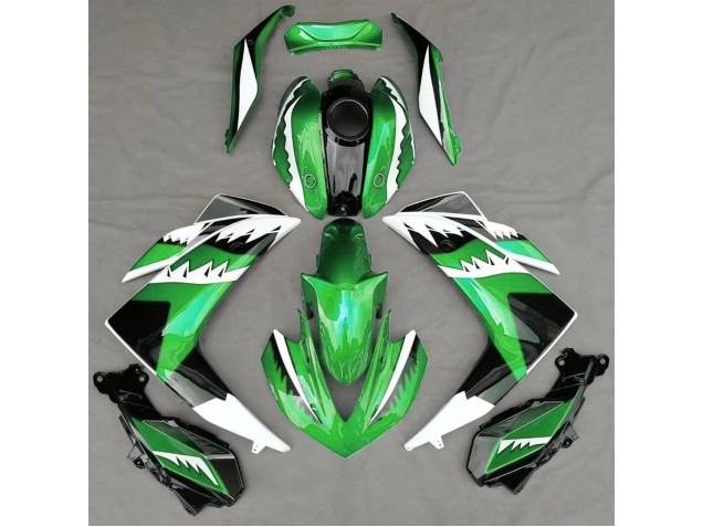 Requin Vert 2015-2018 Yamaha R3 Carénage Moto Requin Vert 2015-2018 Yamaha R3 Carénage Moto