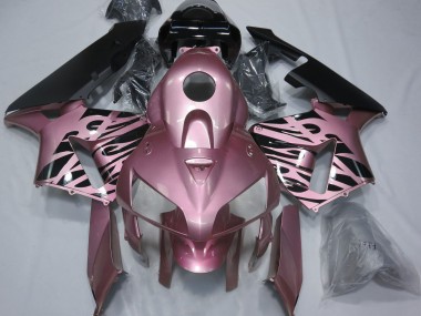 Rosa Rosa Fiamma 2005-2006 Honda CBR600RR Carénage Moto