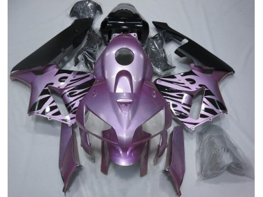 Rosa Viola Fiamma 2005-2006 Honda CBR600RR Carénage Moto