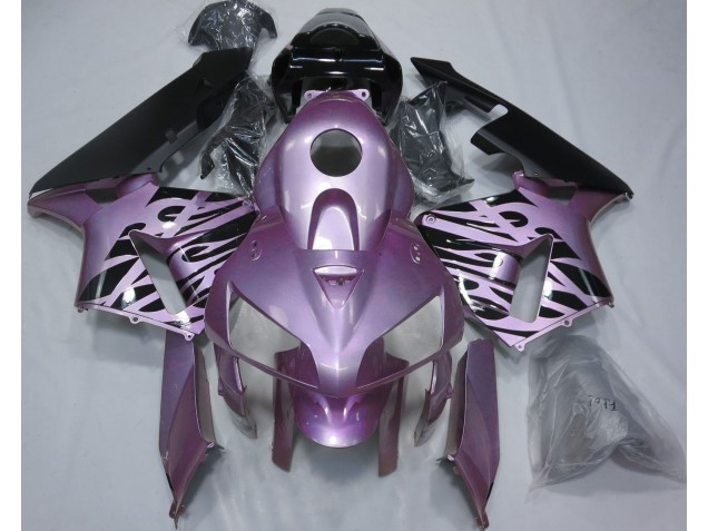 Rosa Viola Fiamma 2005-2006 Honda CBR600RR Carénage Moto Rosa Viola Fiamma 2005-2006 Honda CBR600RR Carénage Moto