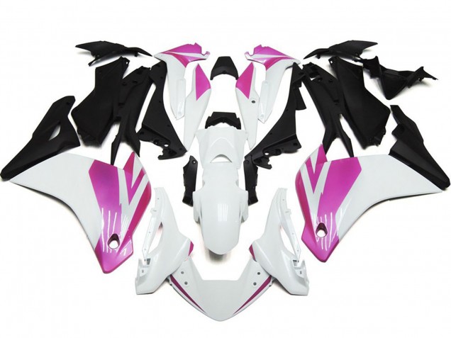 Rose & Blanc Brillant 2011-2014 Honda CBR250RR Carénage Moto Rose & Blanc Brillant 2011-2014 Honda CBR250RR Carénage Moto