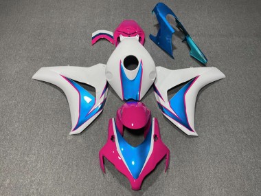 Rose & Bleu Brillant 2008-2011 Honda CBR1000RR Carénage Moto