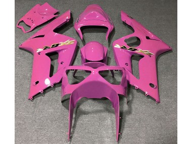 Rose Brillant 2003-2004 Kawasaki ZX6R Carénage Moto