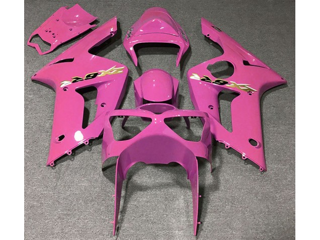 Rose Brillant 2003-2004 Kawasaki ZX6R Carénage Moto Rose Brillant 2003-2004 Kawasaki ZX6R Carénage Moto