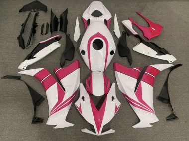 Rose Brillant & Blanc 2012-2016 Honda CBR1000RR Carénage Moto