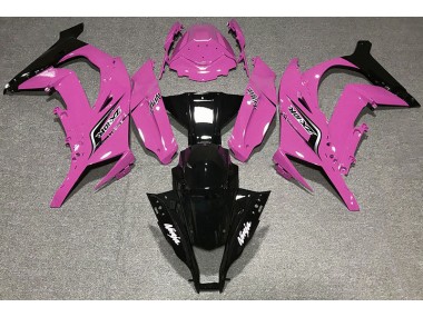 Rose Brillant & Logos 2011-2015 Kawasaki ZX10R Carénage Moto