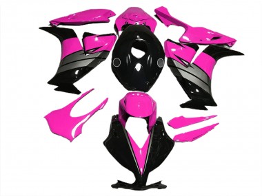 Rose Brillant Noir & Gris 2012-2016 Honda CBR1000RR Carénage Moto