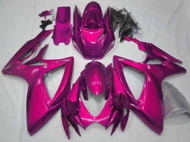 Rose Brillant Uni 2006-2007 Suzuki GSXR 600-750 Carénage Moto