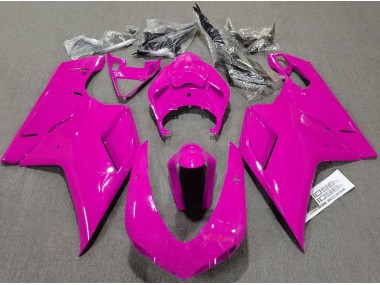 Rose Brillant Uni 2007-2014 Ducati 848 1098 1198 Carénage Moto