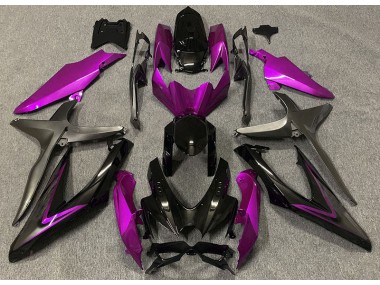 Rose Brillant & Vert R 2008-2010 Suzuki GSXR 600-750 Carénage Moto