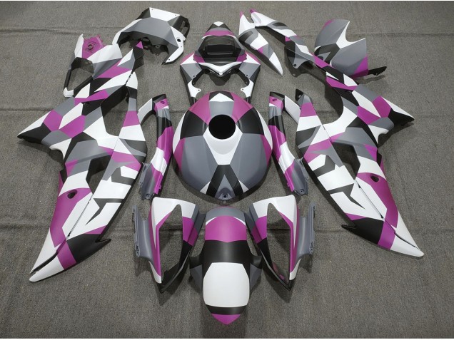 Rose Camo Uni 2008-2016 Yamaha R6 Carénage Moto Rose Camo Uni 2008-2016 Yamaha R6 Carénage Moto