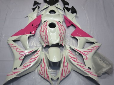Rose Flamme 2007-2008 Honda CBR600RR Carénage Moto