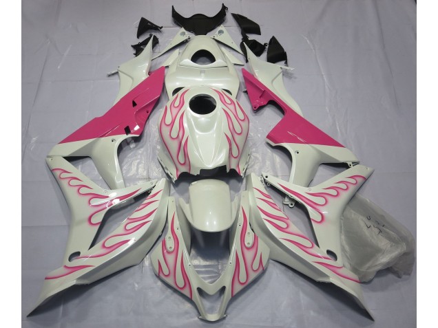Rose Flamme 2007-2008 Honda CBR600RR Carénage Moto Rose Flamme 2007-2008 Honda CBR600RR Carénage Moto