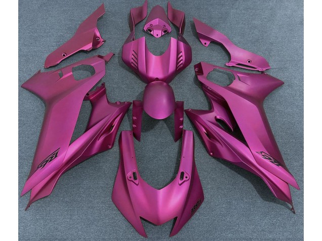 Rose Mat 2017-2021 Yamaha R6 Carénage Moto Rose Mat 2017-2021 Yamaha R6 Carénage Moto