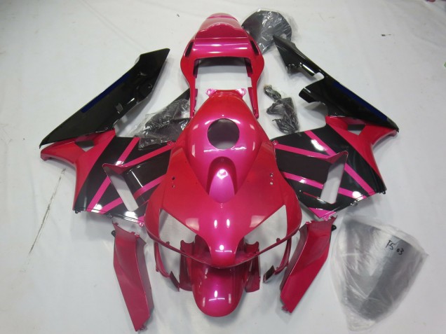 Rose & Noir 2003-2004 Honda CBR600RR Carénage Moto Rose & Noir 2003-2004 Honda CBR600RR Carénage Moto