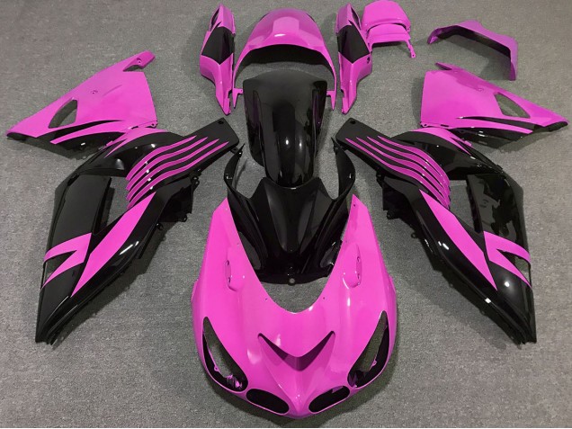 Rose Pétant 2006-2011 Kawasaki ZX14R Carénage Moto Rose Pétant 2006-2011 Kawasaki ZX14R Carénage Moto