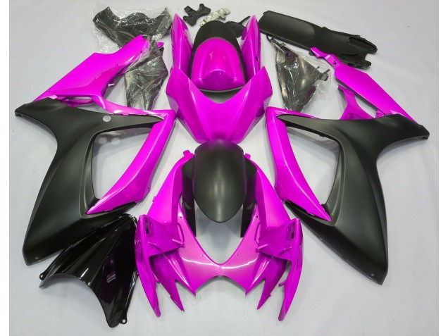 Rose Vif 2006-2007 Suzuki GSXR 600-750 Carénage Moto Rose Vif 2006-2007 Suzuki GSXR 600-750 Carénage Moto