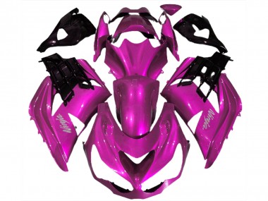 Rose Vif 2012-2021 Kawasaki ZX14R Carénage Moto
