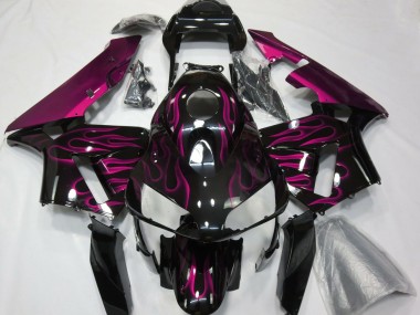 Rose Vif Flamme 2003-2004 Honda CBR600RR Carénage Moto