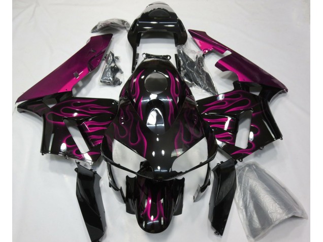 Rose Vif Flamme 2003-2004 Honda CBR600RR Carénage Moto Rose Vif Flamme 2003-2004 Honda CBR600RR Carénage Moto