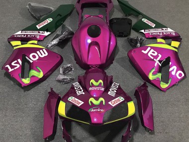 Rose Vif Movistar 2003-2004 Honda CBR600RR Carénage Moto