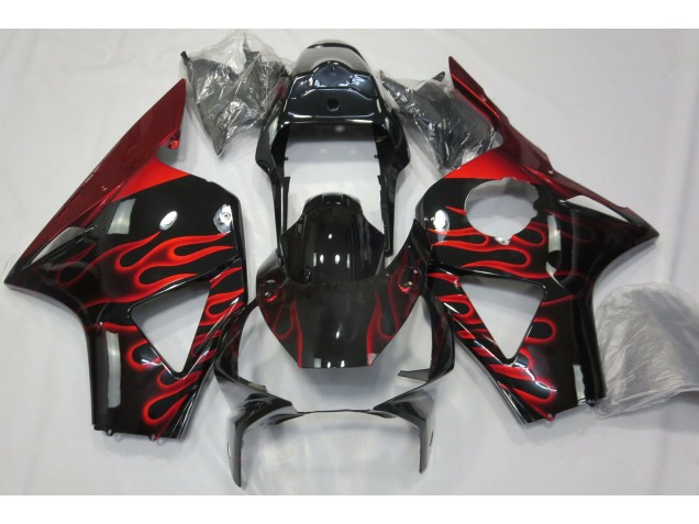 Rosso Fiamma 2002-2003 Honda CBR954RR Carénage Moto Rosso Fiamma 2002-2003 Honda CBR954RR Carénage Moto